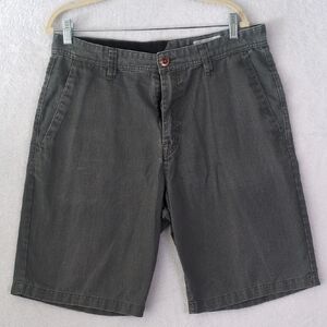 Volcom‎ Men's Gray Chino Casual Shorts Waist 34